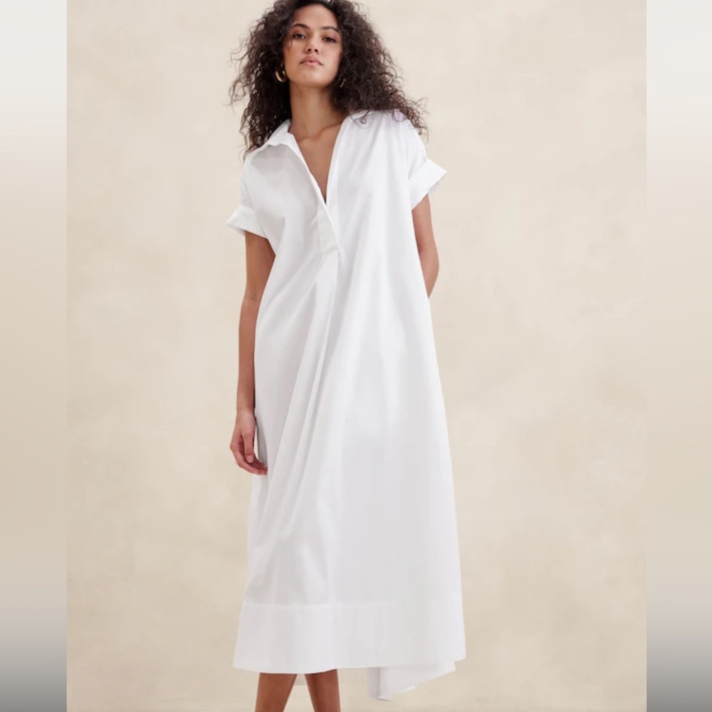 Banana Republic Cruz Poplin Dress